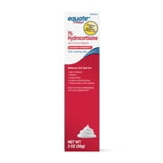 Equate Hydrocortisone 1% Anti-itch Cream with Aloe, temporarily relieves itching , 2 Oz