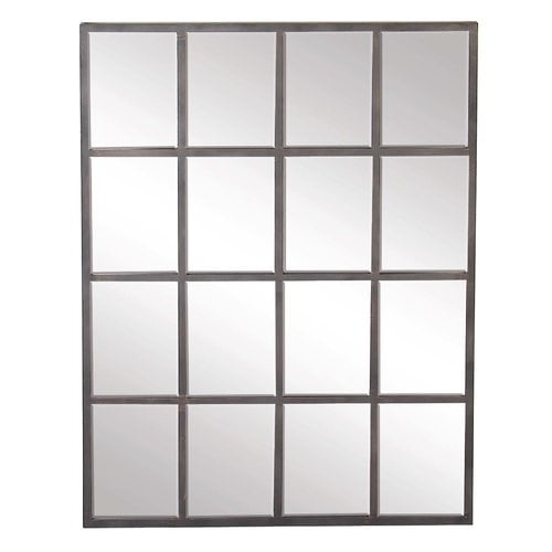 17 Stories Shantilee Modern Rectangular Paneled Accent Mirror