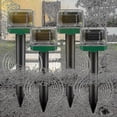 thumbnail image 1 of 4 Pack Ultrasonic Animal Repeller IP65 Ultrasonic Solar Rodent Repeller Garden Solar Rodent Animal Repeller o, 1 of 4