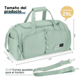 thumbnail image 2 of "Maleta Deportiva Bolsa Gym Viaje Mochila Fitness Bag verde ", 2 of 5