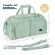thumbnail image 5 of "Maleta Deportiva Bolsa Gym Viaje Mochila Fitness Bag Lab.G verde ", 5 of 5