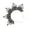 Black, variant on AOOOWER Exquisite Gothic Crown Headpiece Stylish Butterfly Crown Headband Portable Hair Accessory For Fashion Enthusiasts