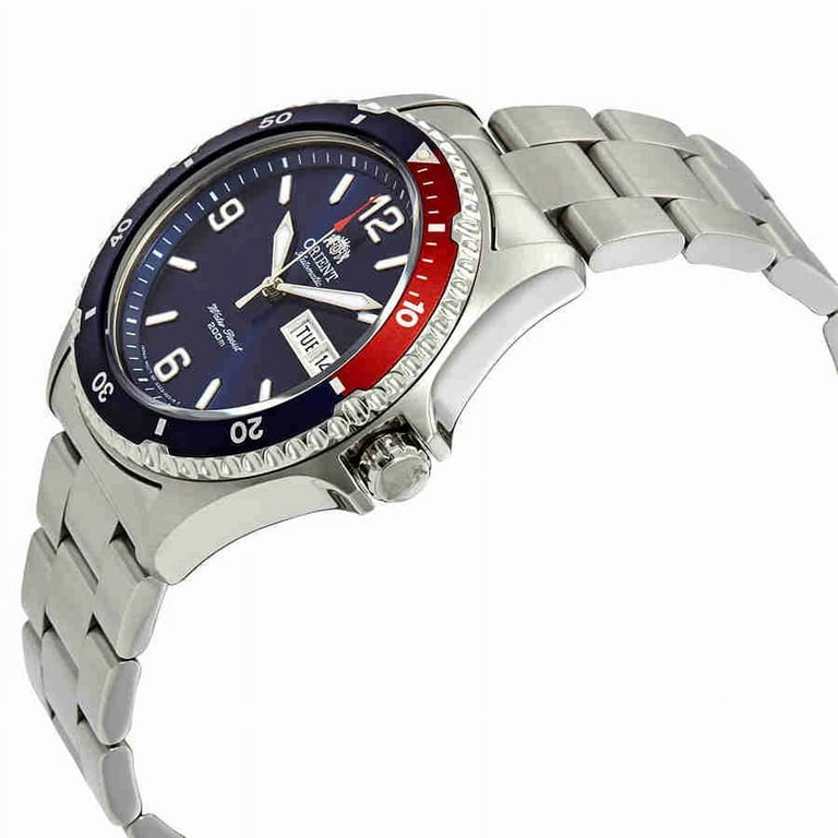 Orient Mako II Automatic Blue Dial Pepsi Bezel Men s Watch FAA02009D9 Walmart