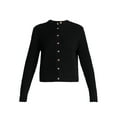 thumbnail image 5 of Time and Tru Women's Button Front Textured Cardigan, Sizes XS-XXXL, 5 of 5