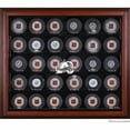 thumbnail image 3 of Vancouver Canucks 30-Puck Mahogany Display Case, 3 of 3