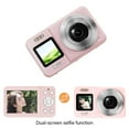 thumbnail image 2 of Portable 64MP 4K Digital Camera Double Screen 18X Opticals Zoom Pink Camera for Teens Beginners, 2 of 15