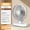 White, variant on A Desktop Fan Powered by USB, Featuring Direct Power Supply And Three Speed Settings, Ideal for Keeping Cool in Bedrooms, Homes, And Offices During The Summer