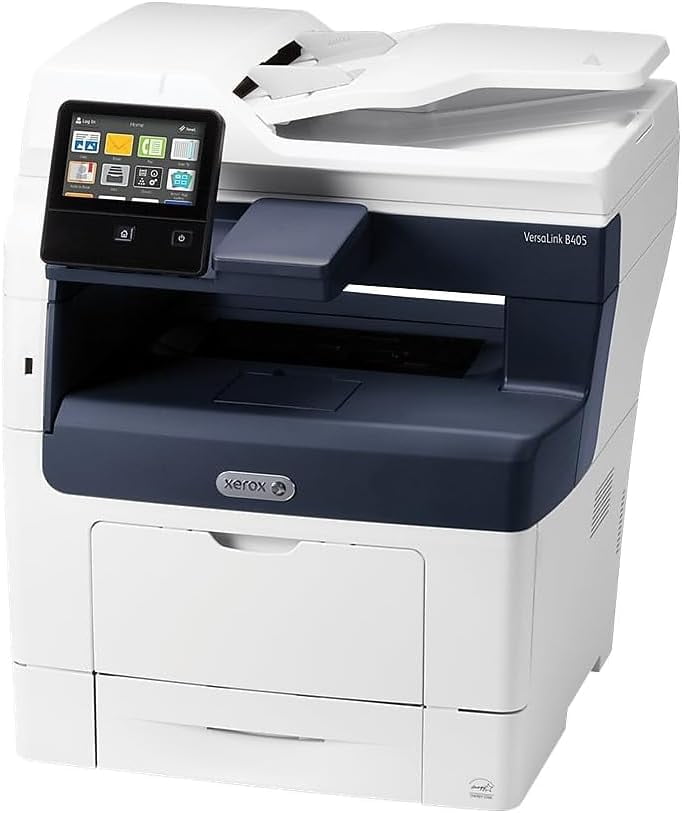 Xerox VersaLink B405/DN Monochrome Multifunction Printer — 47 PPM, Copy, Print, Scan, Fax, Email, Cloud, Duplex, 5" Color Touchscreen