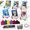 Cool Animals, variant on Cool Animals Pre-Drawn 8x10 Inch Canvas Art & Craft Kit with Easels for Adults