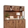 thumbnail image 3 of Pemberly Row Farmhouse Engineered Wood Hutch in Sindoori Mango/Brown, 3 of 9