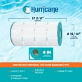 thumbnail image 3 of Hurricane HF8311 Replacement Spa Filter Cartridge for PXST100 and Unicel C-8311, 2 Pack, 3 of 9