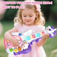 thumbnail image 2 of Guitarra infantil Ynanimery Unicorn con sonidos y luces de animales, 3-5 años, 2 of 8