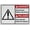 Warning Sign 2, variant on Industrial Caution Sign Machine Safety Sign (Rotating machinery Keep remaining hand clear) 8 in" x 12 in" UV Resistant Indoor Outdoor Workplace Industrial Caution Danger Warning SIgn