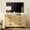Oak, variant on WAMPAT TV Stand for TVs up to 65 Inch, Farmhouse Wood Entertainment Center with 6 Drawers, Storage Media Console Cabinet for Living Room