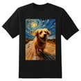 thumbnail image 2 of Plus Size Shirt for Women Black Tops for Women Short Sleeves Shirt for Women Dogs In The Night T Shirt Crewneck Shirt for Women XL, 2 of 5