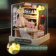 thumbnail image 3 of Kit de casa DIY con cubierta antipolvo para muebles kit de casa pequeña para niños y adultos, 3 of 6