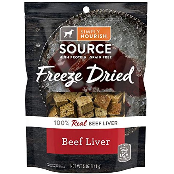Simply Nourish Freeze Dried Beef Liver Dog Treats 5 Ounces Walmart Com Simply Nourish Freeze Dried Beef Liver Dog Treats 5 Ounces Walmart Com