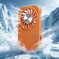 thumbnail image 6 of Handheld Portable Fan, Rechargeable Mini Fan with 5 Wind Speeds, Small Personal Fan Travel USB Powered, Pocket Fan for Home Office Outdoor Cooling Use, 6 of 7