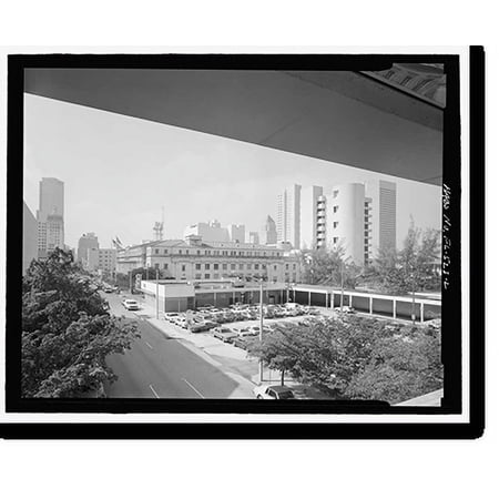 Historic Print, U.S. Post Office & Courthouse, 300 Northeast First Avenue, Miami, Dade County, FL - 2, 16" x 20"