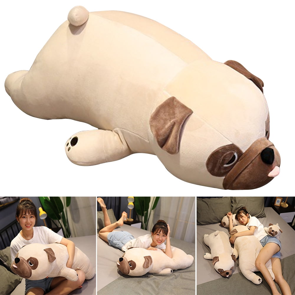 Pug Dog Plush Pillow Cute Animal Sleep Pillow 55cm Bed Home Decor Throw Pillow 