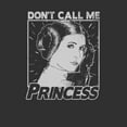 thumbnail image 2 of Girl's Star Wars Don't Call Me Princess  Graphic Tee Black Medium, 2 of 4