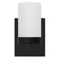 thumbnail image 2 of Whitfield Lighting WL429-1BK Applique Murale avec Verre Blanc, 2 of 2