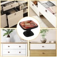 thumbnail image 7 of 4 Pcs Cabinet Handle Drawer Pulls Chinese God of Wealth Knobs with Screws Square Furniture Office Cabinet Knob Decoration, 7 of 7