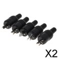 thumbnail image 1 of Reemplazo de enchufe macho,Enchufe eléctrico macho,Toma de cable de repuesto de enchufe macho,Reemplazo del cable de extensión macho,Tapones eléctricos de repuesto,Enchufe eléctrico 2 piezas, 1 of 9