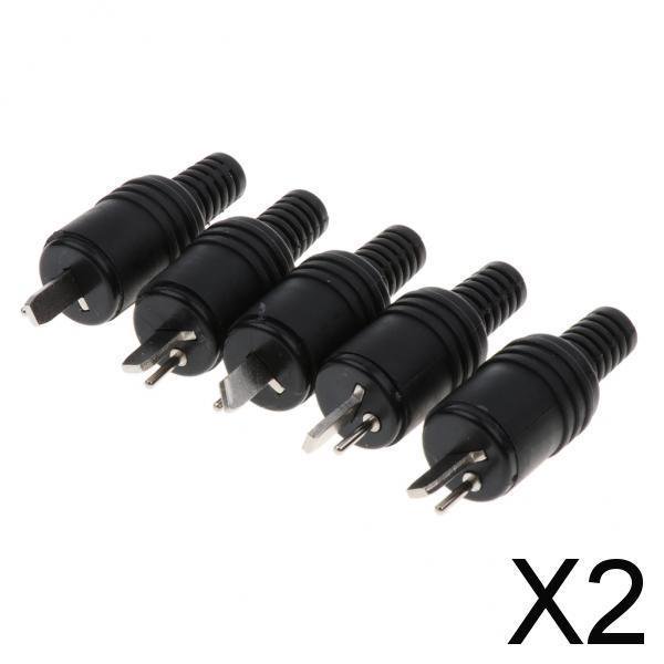 Reemplazo de enchufe macho,Enchufe eléctrico macho,Toma de cable de repuesto de enchufe macho,Reemplazo del cable de extensión macho,Tapones eléctricos de repuesto,Enchufe eléctrico 2 piezas