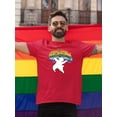 thumbnail image 2 of Live With Pride Polar Bear T-Shirt Men -Smartprints Designs, Male x-Large, 2 of 4