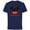 Navy, variant on Disney Mickey Mouse Red Shorts Icon Hermano Familia Spanish- Short Sleeve Cotton T-Shirt for Adults - Customized-Black