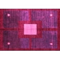 thumbnail image 1 of Ahgly Company Indoor Rectangle Abstract Pink Modern Area Rugs, 2' x 3', 1 of 4