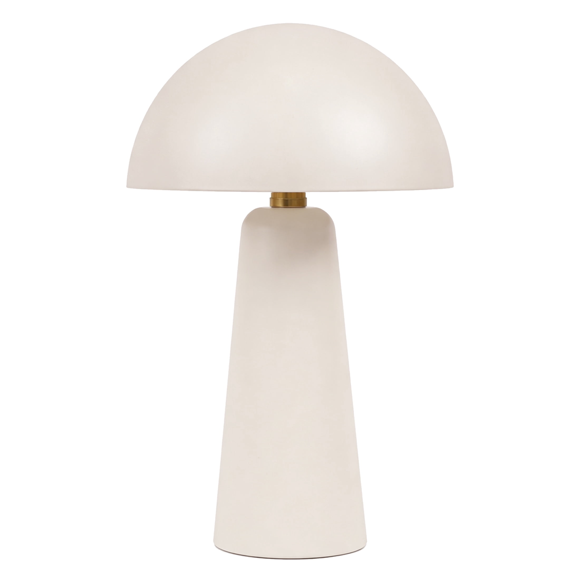 Better Homes & Gardens 9.5" White Dome Rechargeable LED Portable Lamp with Dimmable Touch Sensor