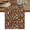 Chocolate, Terracotta, Olive, Tan, variant on Grey Fall Mushroom Table Runner 90 Inches Long, Dark Farmhouse Botanical Cotton Linen Table Runners Dresser Scarves, Decorative Fabric Tabletop Scarf Furniture Cover for Home Dinner Party 13"x90"