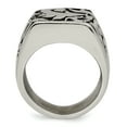 thumbnail image 2 of Edward Mirell Titanium Casted Design Signet Ring, 2 of 6