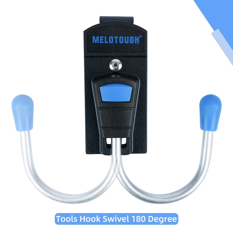 MELOTOUGH 3-Pack Tool Holster Hooks - Rust Resistant Belt Clip For Cordless Drills & Tools
