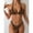 Color 01, variant on Top-kevin Women's Polka Dots Bikini Set Halter Triangle Swimsuit 2 Piece Bathing Suit