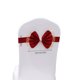 thumbnail image 3 of Funda de silla con lazo y respaldo de silla Decoración flores decorativas, 3 of 9