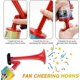 thumbnail image 2 of Pack of 2 Air Horns - Handheld Air Pressure Horns, Stadium Football Bugle & Sports Event Fanfare, 2 of 5