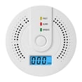 thumbnail image 1 of Detector digital de monóxido de carbono Alarma de CO alimentada por batería con indicador LED, 1 of 5