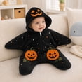 thumbnail image 5 of Halloween Baby Starfish Onesie, Cozy Star Swaddle Bag, Soft One Piece Romper, Fall Winter Warm Outfits, 5 of 7