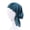 Lake Blue, variant on Joernso Women Head Warp Solid Color Elastic Band Anti-slip Satin Nightcap Breathable One Size Head Protection Chemotherapy Patients Hat Headwear
