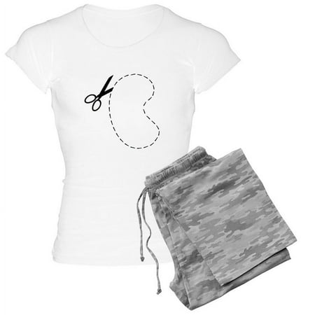 

CafePress - Kidney Cutout Large Pajamas - Women s Light Pajamas