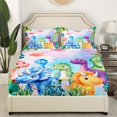 thumbnail image 2 of Erosebridal Colorful Dinosaur Fitted Sheet Queen, Mermaid Scale Fitted Sheet Set Queen, Cartoon Animal Bed Set, Microfiber Room Decorative, 3pcs（No Top Sheet）, 2 of 6