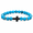 D, variant on Natural Stone Beaded Cross Bracelet, Blue Matte Elastic Thread Wristband, Religious 8mm Healing Energy Jewelry Accessory For Men And Women Daily Wear Prayer And Gifts