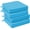 03 Teal, variant on Outdoor Chair Cushions Set of 4, Water Resistant Patio Seat Cushions with Ties for Outdoor Furniture, High-Density Foam, UV & Fade Resistant, Piped Edge – 24" x 24" x 4", Orange