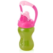 Evenflo Feeding Advanced Swing Handle Straw Cup - 10oz, Pink/Green, 1ct