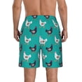 thumbnail image 3 of Naloa Funny Chicken Men's Beach Shorts, Surfing shorts, Swim trunks, Quick Dry Swim Trunks for Surfing Beach Fun - Large, 3 of 9