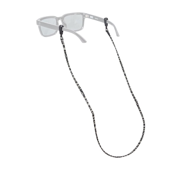 Chums Baja Printed Glasses Retainer - Woven Sunglasses Eyewear Holder Strap (Black)