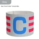 thumbnail image 2 of Brazalete Capitan Banda Ajustable Transpirable para Capitán de Fútbol (Gris), 2 of 3